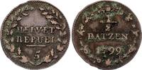 Switzerland 1/2 batzen 1/2 Batzen - Helvetic Republic - 1799 -