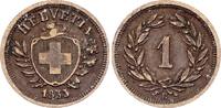 Switzerland 1 centime 1 Centime - Coat of arms series - 1853 -