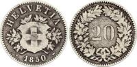 Switzerland 20 centimes 20 Centimes - Coat of arms series - 1850 BB -