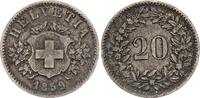Switzerland 20 centimes 20 Centimes - Coat of arms series - 1859 -