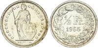 Switzerland 1/2 franc 1/2 Franc Helvetia - 1965 - B Bern - Silver -