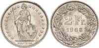 Switzerland 2 francs 2 Francs - Helvetia - 1968 - B Berne -