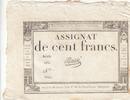 France 100 francs 100 Francs - 18 Nivose An III - (07.01.1795) - Sign. Massé - Série 859 -