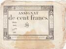 France 100 francs 100 Francs - 18 Nivose An III - (07.01.1795) - Sign. Vial - Serial 3887 -