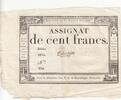 France  100 Francs - 18 Nivose An III - (07.01.1795) - Sign. Dehogues - Serial 3932 VF