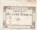 France 100 francs 100 Francs - 18 Nivose An III - (07.01.1795) - Sign. Pierre - Serial 3122 -