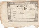 France  100 Francs - 18 Nivose An III - (07.01.1795) - Sign. Edouard- Serial 5255 VF