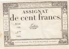 France 100 francs 100 Francs - 18 Nivose An III - (07.01.1795) - Sign. Lassia - Serial 729 -