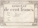 France 100 francs 100 Francs - 18 Nivose An III - (07.01.1795) - Sign. Taizy - Serial 1479 -