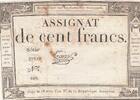 France 100 francs 100 Francs - 18 Nivose An III - (07.01.1795) - Sign. Taizy - Serial 3932 -