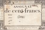 France  100 Francs - 18 Nivose An III - (07.01.1795) - Sign. Gautry - Serial 2331 VF