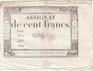 France 100 francs 100 Francs - 18 Nivose An III - (07.01.1795) - Sign. Lehord - Serial 2379 -