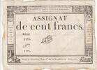 France  100 Francs - 18 Nivose An III - (07.01.1795) - Sign. Tuet - Serial 3578 VF