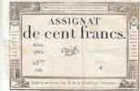 France  100 Francs - 18 Nivose An III - (07.01.1795) - Sign. Ogé - Serial 4175 2760 VF