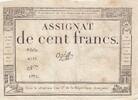 France 100 francs 100 Francs - 18 Nivose An III - (07.01.1795) - Sign. Ogé - Serial 4519 -