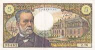 France 5 francs 5 Francs Pasteur - 04-04-1968 - Serial Z.76 -