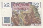 France 50 francs 50 Francs Le Verrier - 17-02-1949 - Serial Z.115 -