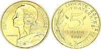 France 5 centimes 5 centimes Lagriffoul - 1991 BU frappe médaille -