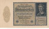 Germany 10000 mark 10000 mark - Portrait by Albrecht Dürer - Reichsbanknote - Serial 14n -