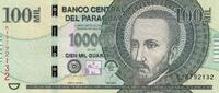 Paraguay  100000 Guaranies San Roque Gonzalez de Santa Cruz - 2021 52024° - Serial K UNC