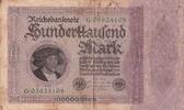 Germany 100000 mark 100000 Mark Gisze - 1923 - Serial G.03 -