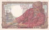 France 20 francs 20 Francs fisherman - 10-03-1949 - Serial E.216 -