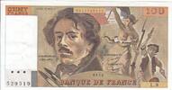 France 100 francs 100 Francs Delacroix - 1978 Serial L.9 - Small watermark -