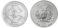 San Marino  100 years of the Equestrian Order of Saint Agathe - 10 Euros Silver 2023 BU
