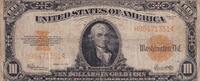 USA 10 dollars 10 Dollars Michael Hillegas - Yellow seal 1922 - Serial H96471351 -