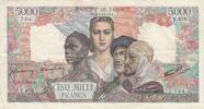 France 5000 francs 5000 Francs France and colonies - 31-05-1945 Serial X.670 -