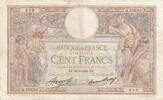 France 100 francs 100 francs - Luc Olivier Merson - 06-08-1936 - Serial Q.50652 -