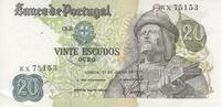 Portugal 20 escudos 20 Escudos - Garcia de Orta - 27-07-1971 - Serial KX -