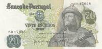 Portugal 20 escudos 20 Escudos - Garcia de Orta - 27-07-1971 - Serial ZB -