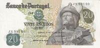 Portugal 20 escudos 20 Escudos - Garcia de Orta - 27-07-1971 - Serial JX -
