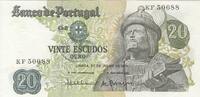 Portugal 20 escudos 20 Escudos - Garcia de Orta - 27-07-1971 - Serial KF -