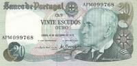 Portugal 20 escudos 20 Escudos - Gago Coutinho - 04-10-1978 - Serial APM -