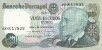 Portugal 20 escudos 20 Escudos - Gago Coutinho - 04-10-1978 - Serial ASN -