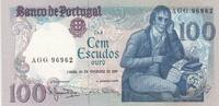 Portugal 100 escudos 100 Escudos - Manuel Barbosa Du Bocage - 24-02-1981 - Serial AGG -