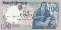 Portugal 100 escudos 100 Escudos - Manuel Barbosa Du Bocage - 24-02-1981 - Serial CGL -