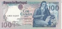 Portugal 100 escudos 100 Escudos - Manuel Barbosa Du Bocage - 24-02-1981 - Serial AMD -