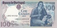 Portugal 100 escudos 100 Escudos - Manuel Barbosa Du Bocage - 24-02-1981 - Serial AMQ -