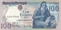 Portugal 100 escudos 100 Escudos - Manuel Barbosa Du Bocage - 24-02-1981 - Serial ALK -