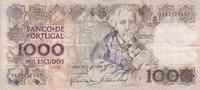 Portugal 1000 escudos 1000 Escudos - Téofilo Braga - 20-12-1990 - Serial A -