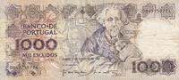 Portugal 1000 escudos 1000 Escudos - Téofilo Braga - 06-02-1992 - Serial B -