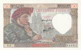 France 1940 50 Francs - Jacques Coeur - 13-06-1940 - Serial T.5 AU