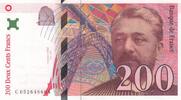 France  200 Francs - Gustave Eiffel - Tour Eiffel - 1996 - Serial C.052 UNC