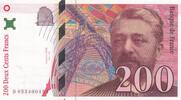 France  200 Francs - Gustave Eiffel - Tour Eiffel - 1996 - Serial B.053 UNC