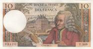 France 10 francs 10 Francs - Voltaire - 07-09-1967 - Serial Y.349 -