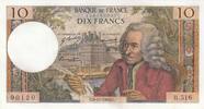 France 10 francs 10 Francs - Voltaire - 06-11-1969 - Serial B.516 -
