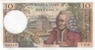 France 10 francs 10 Francs - Voltaire - 05-04-1973 - Serial V.879 -